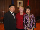 Picture of Betty Hopkins and Lieutenant-Governor